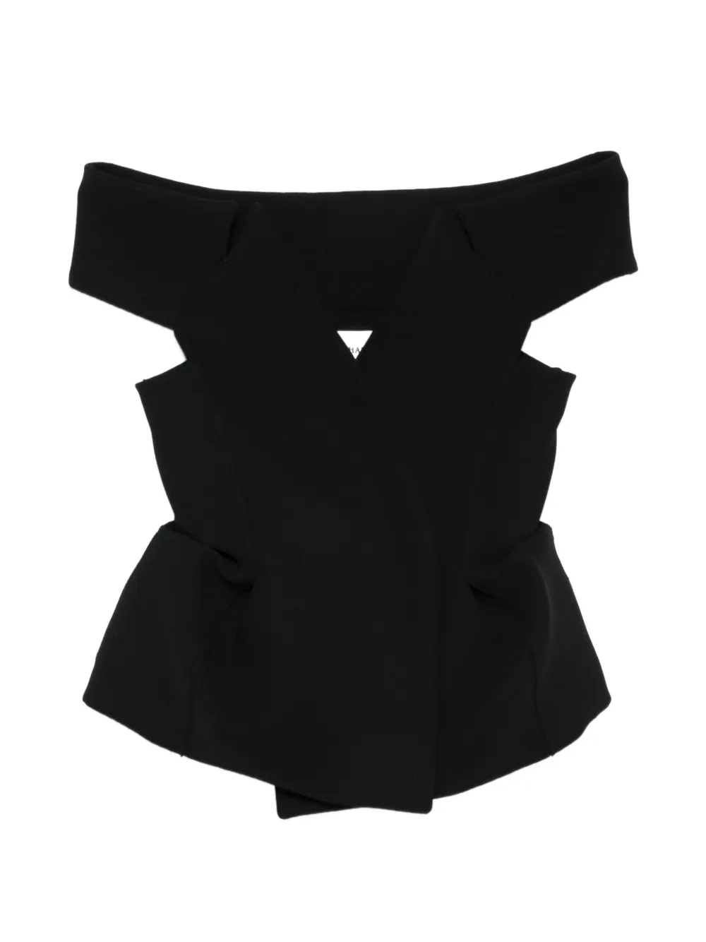 KHAITE Verone cut-out blouse - Nero