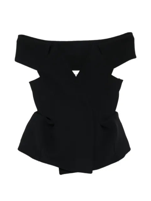KHAITE Verone cut-out blouse 