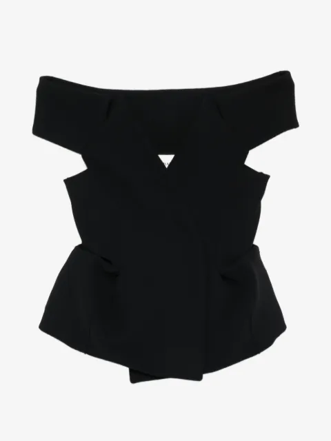 KHAITE Verone cut-out blouse 