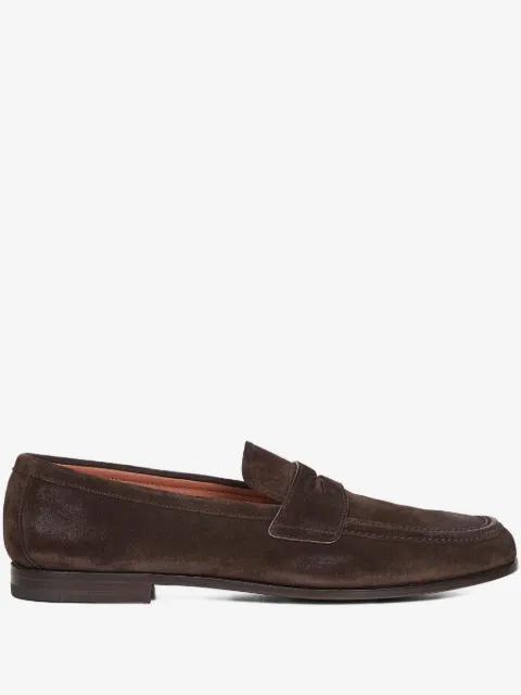 Church's suede penny loafers