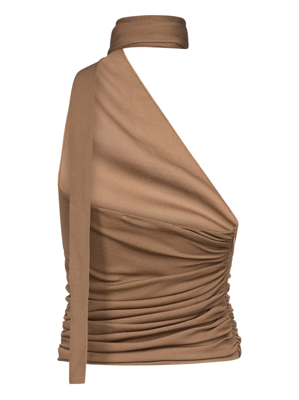Ludovic de Saint Sernin Halter draped top - Bruin