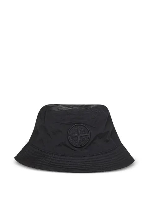 Stone Island embroidered-logo bucket hat