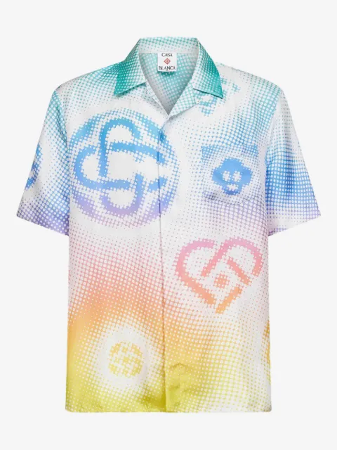 Casablanca button-up print shirt
