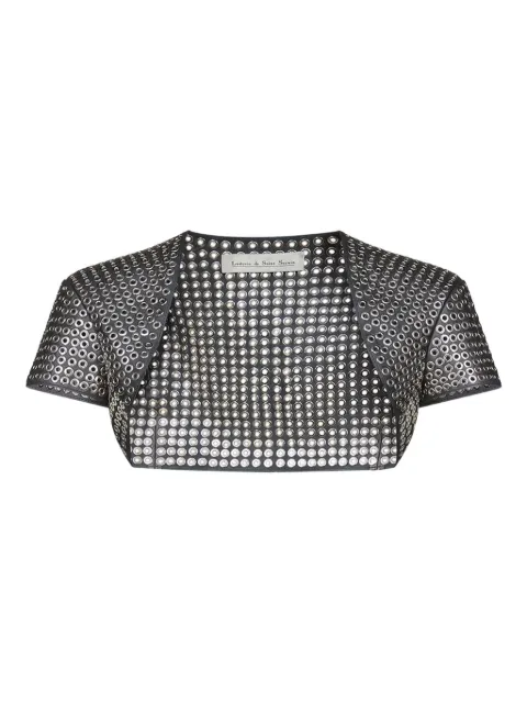 Ludovic de Saint Sernin eyelet bolero