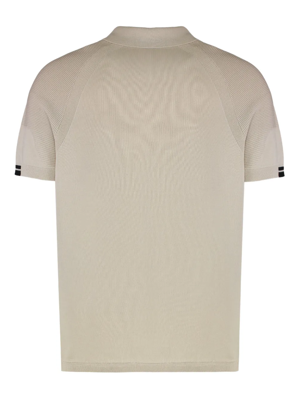 BOSS zip-fastening polo shirt - Beige