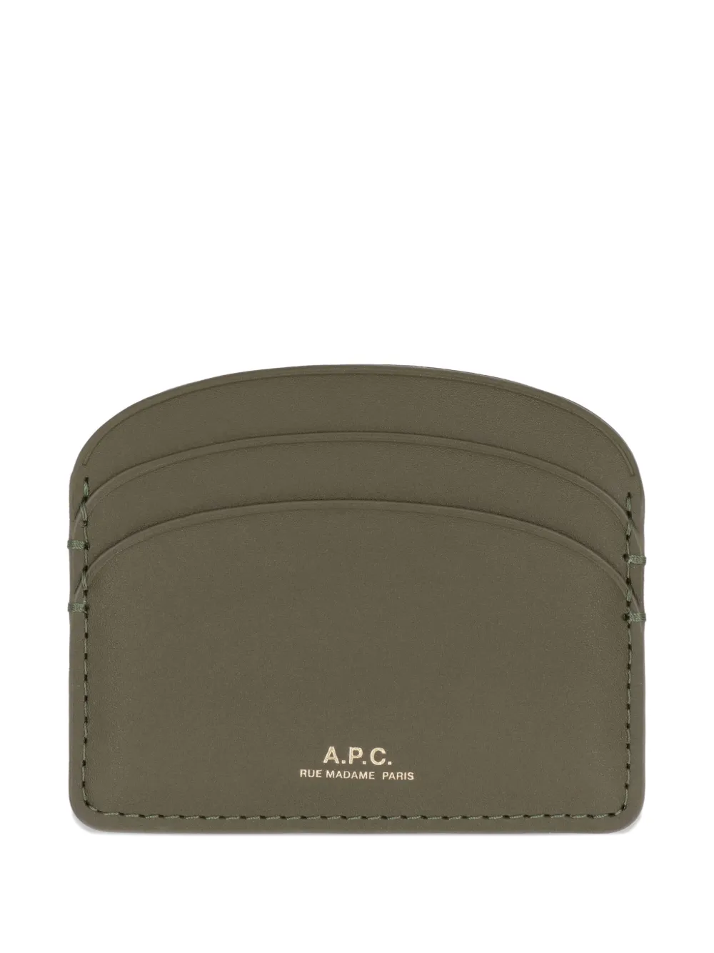 A.P.C. tarjetero Demi Lune | verde | Image 1
