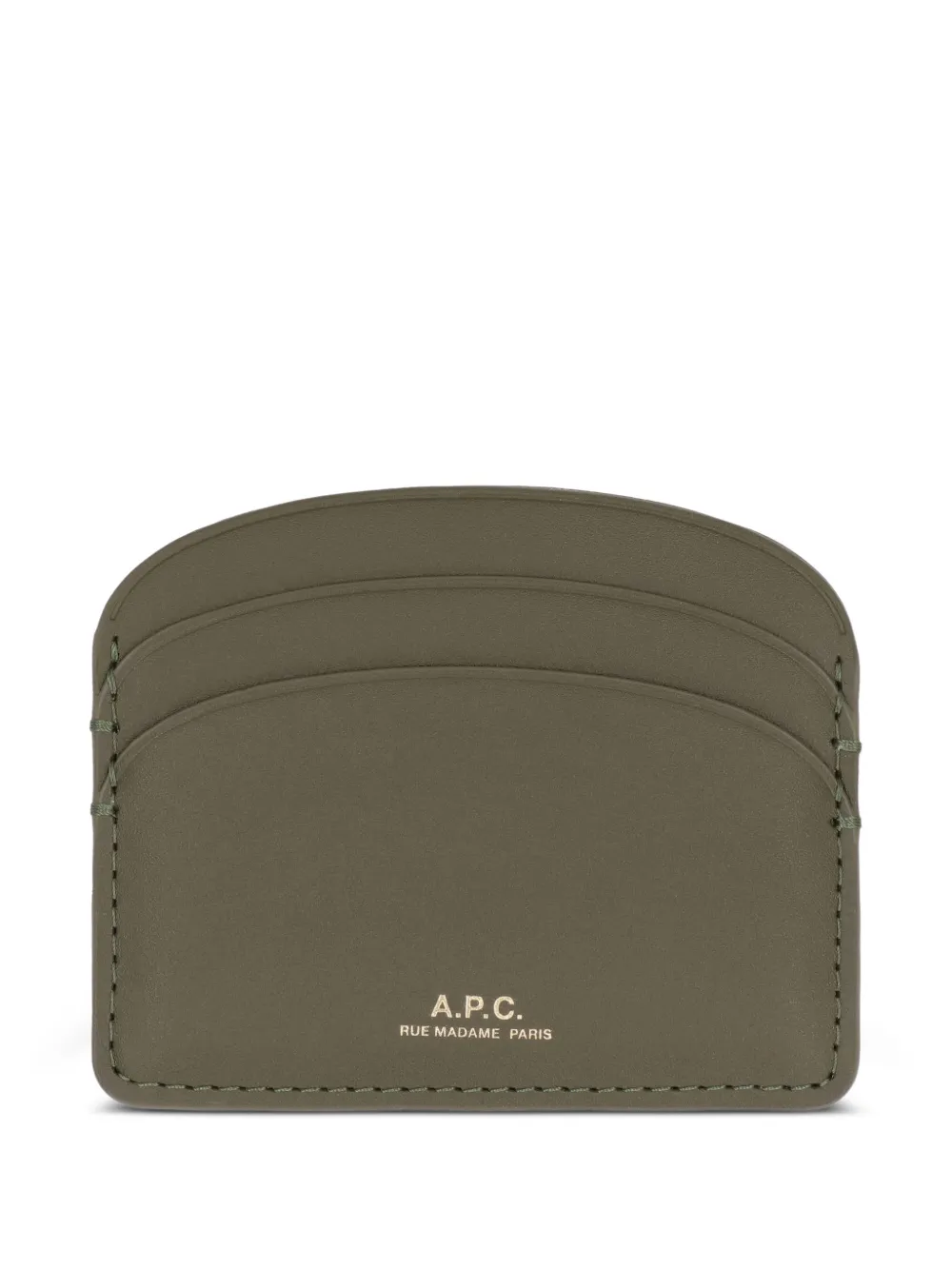 A.P.C. tarjetero Demi Lune | verde | Image 1
