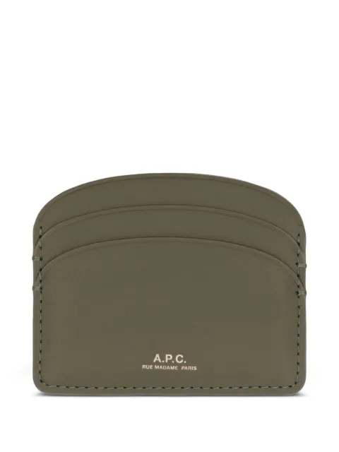 A.P.C. Demi Lune logo-detail card holder