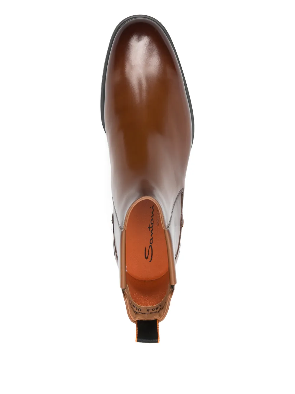 Santoni leather chelsea boots Bruin