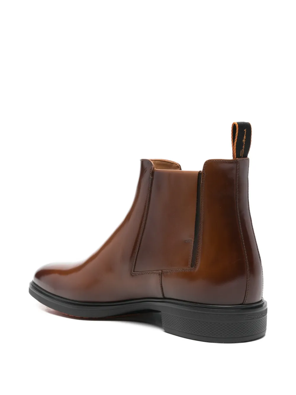 Santoni leather chelsea boots Bruin