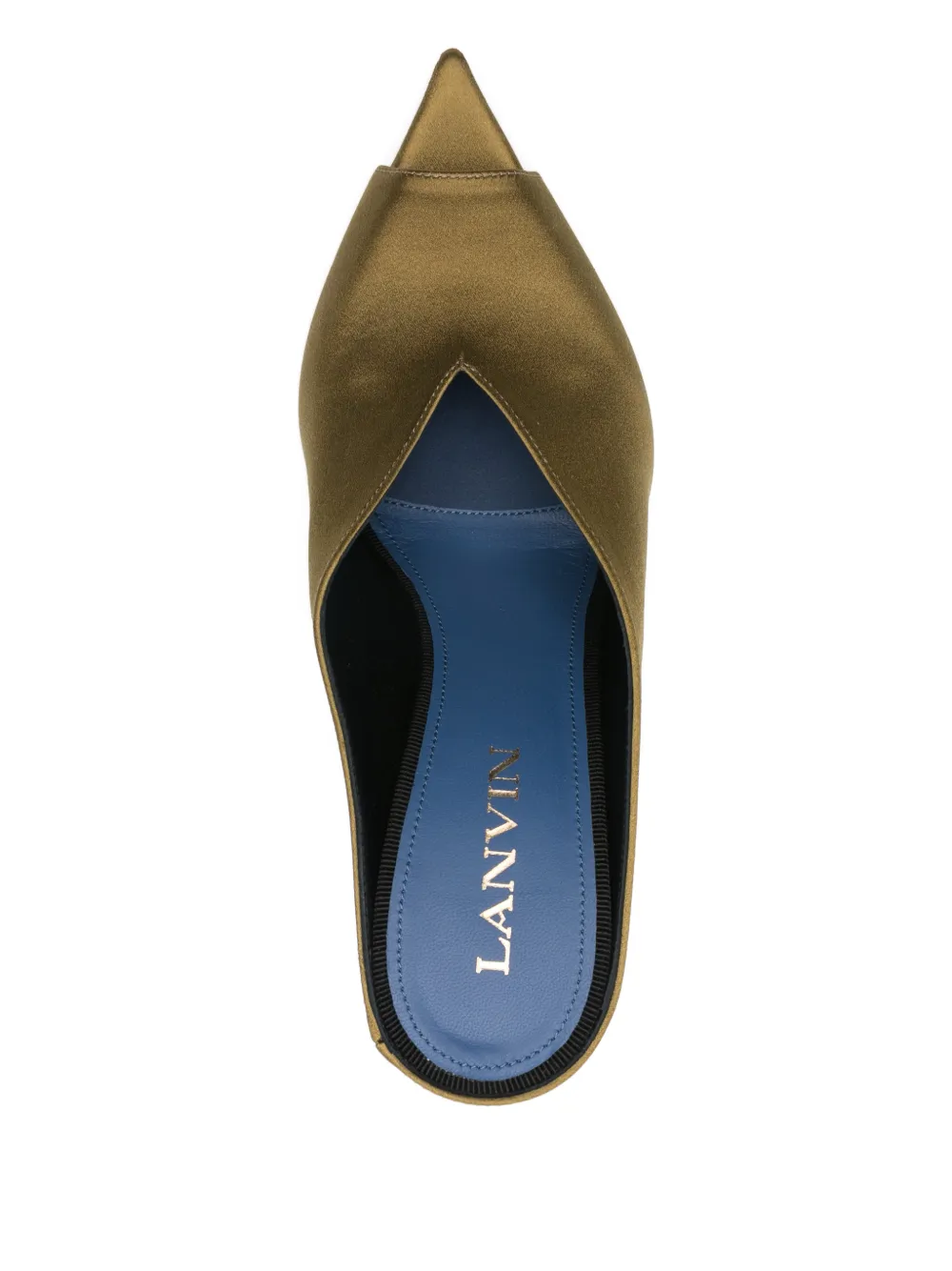 Lanvin pointed-toe sandals Groen