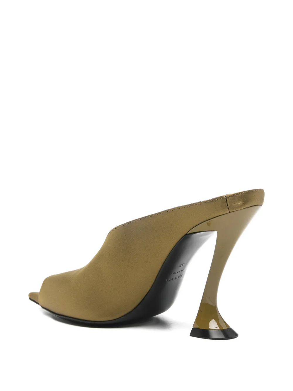 Lanvin pointed-toe sandals Groen