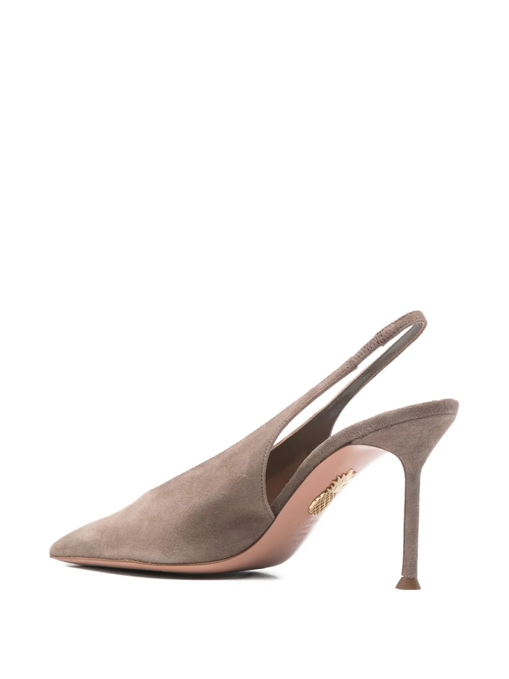 Aquazzura Voltaire slingback pumps Beige