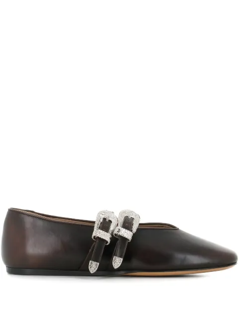 Le Monde Beryl Claudia buckle-strap ballet flats