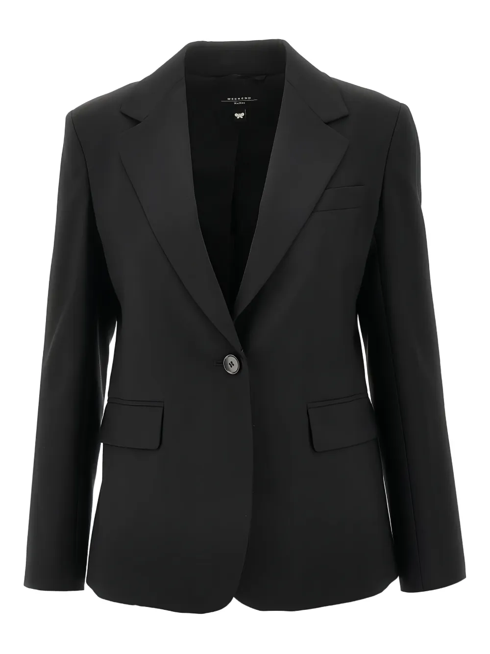 Weekend Max Mara button mono blazer | Black | Image 1