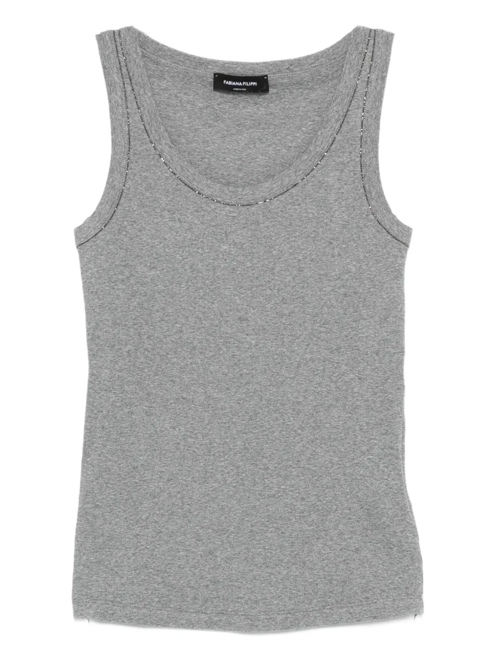 Fabiana Filippi scoop-neck tank top - Grigio
