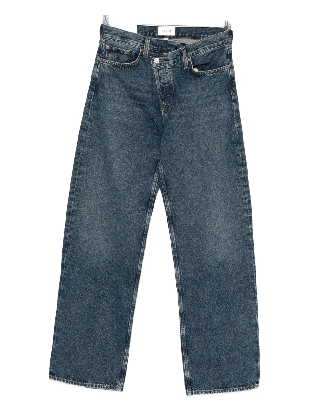 AGOLDE button-fastening jeans - Blu