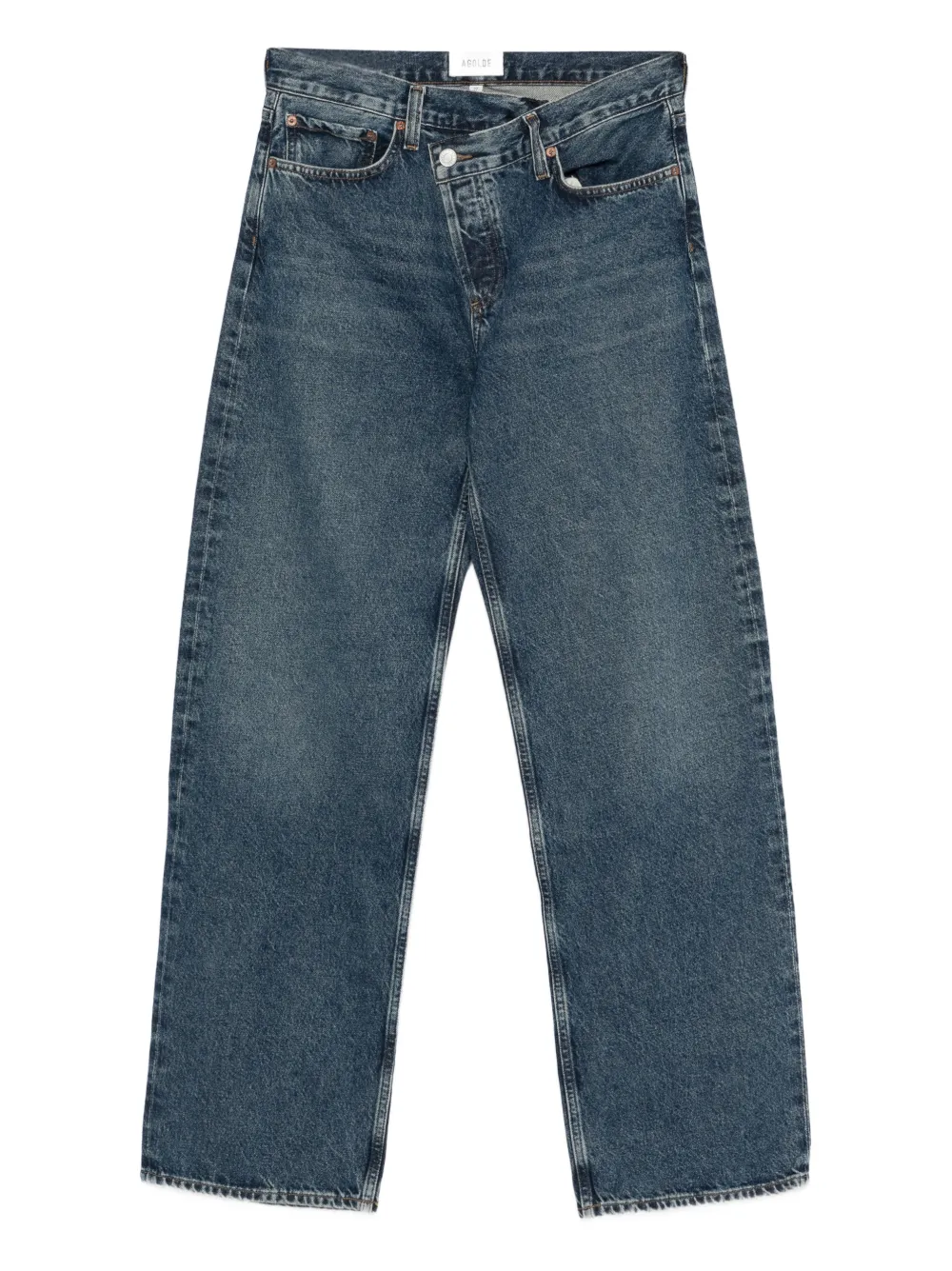 AGOLDE button-fastening jeans - Blu