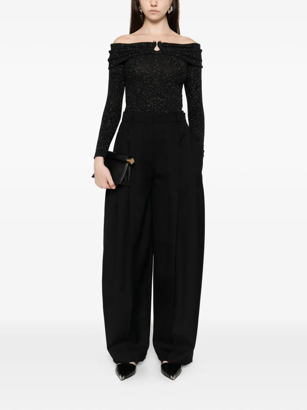 Ba&Sh off-shoulder gathered top | Blouses | Image 2