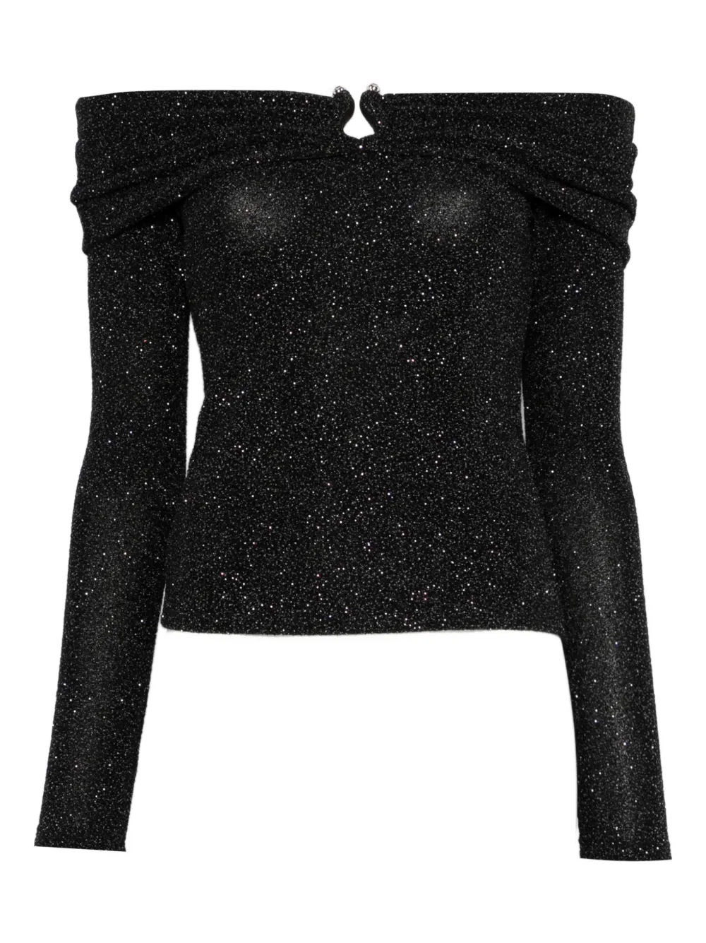 Ba&Sh off-shoulder gathered top | Black | Image 1