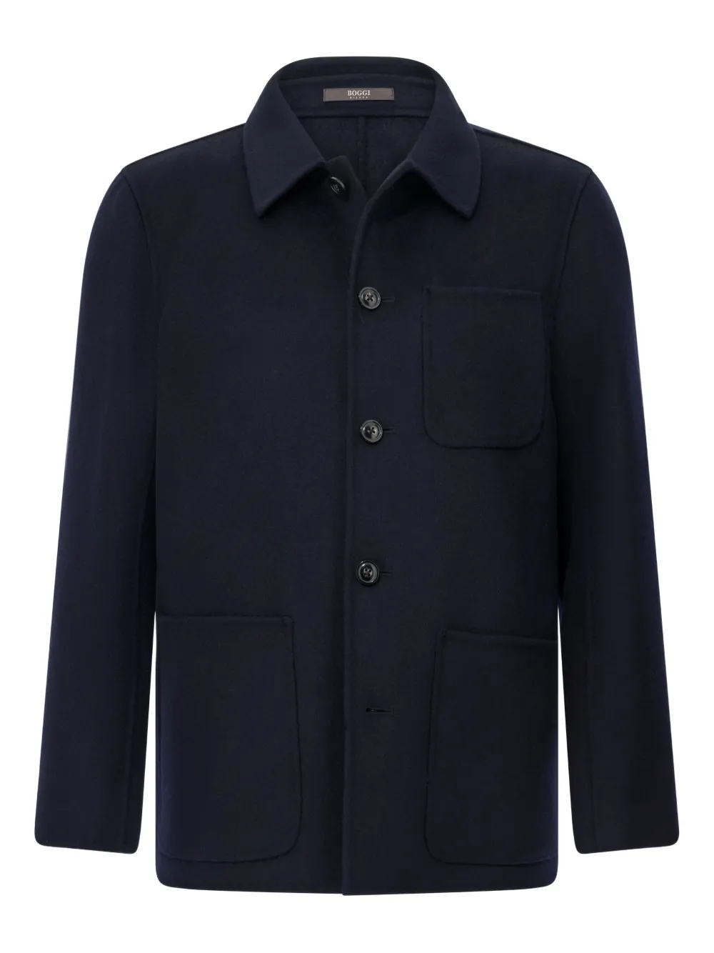 Boggi Milano shirt-collar work jacket - Blu