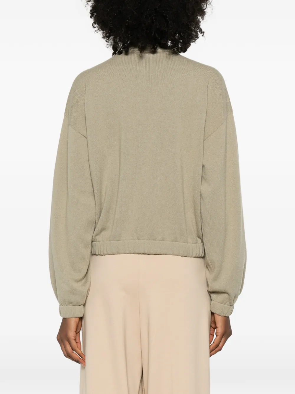 Fabiana Filippi Vest met ritssluiting Beige