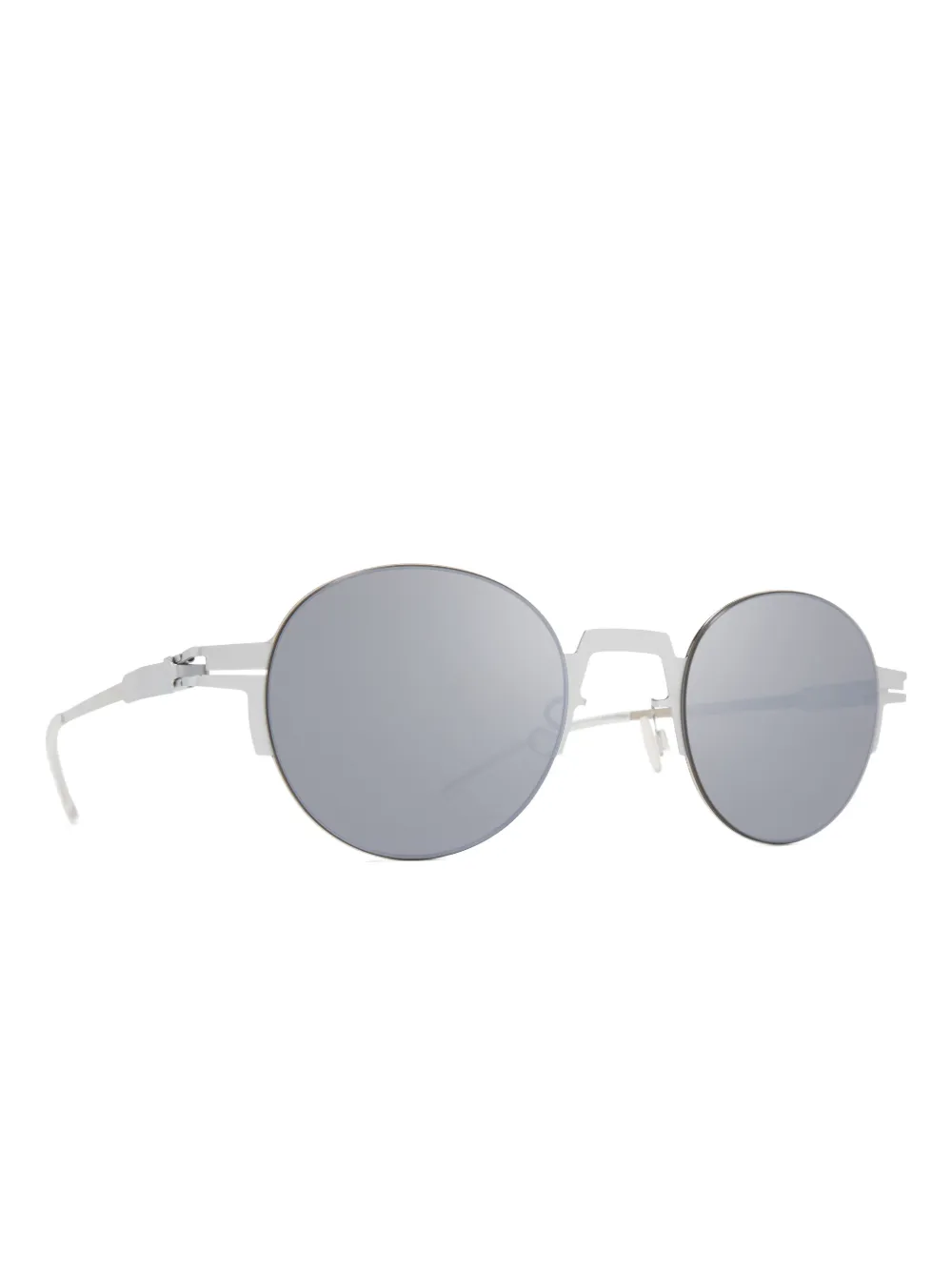 Mykita Studio zonnebril met rond montuur - Zilver