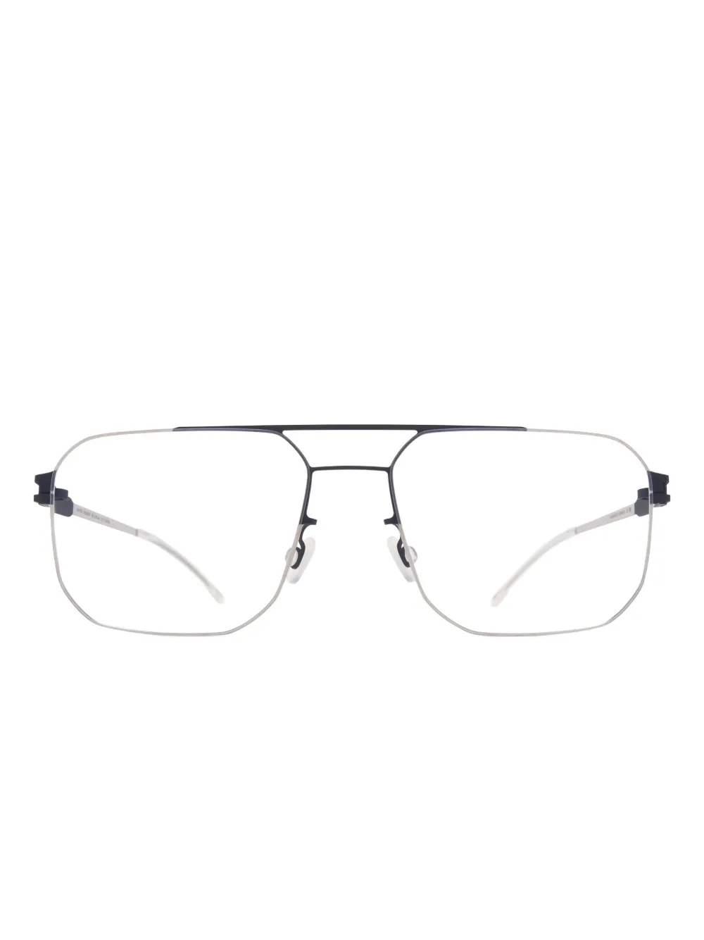 Mykita Rembert geometric frame glasses | Silver | Image 1