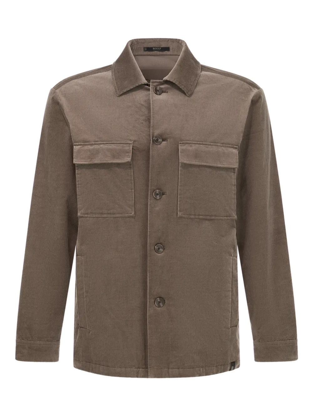 Boggi Milano corduroy pocket jacket - Marrone