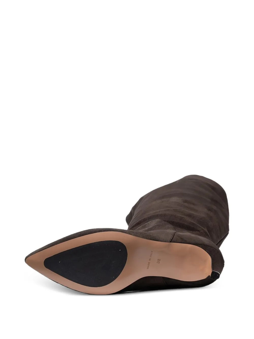 Poche Paris Pointed-toe Knee-high Boots In Multi