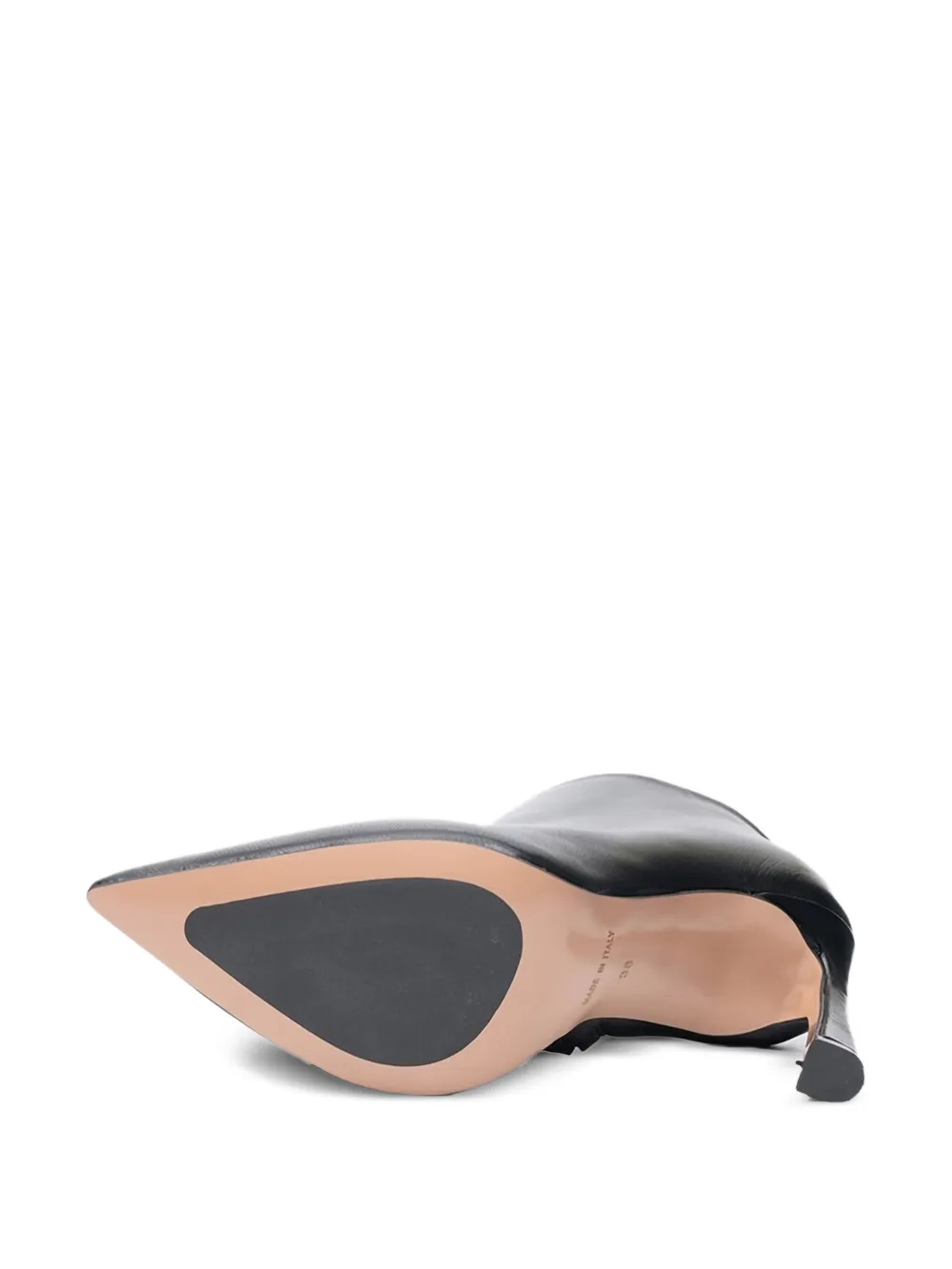 Poche Paris Pointed-toe Ankle Boots In Black