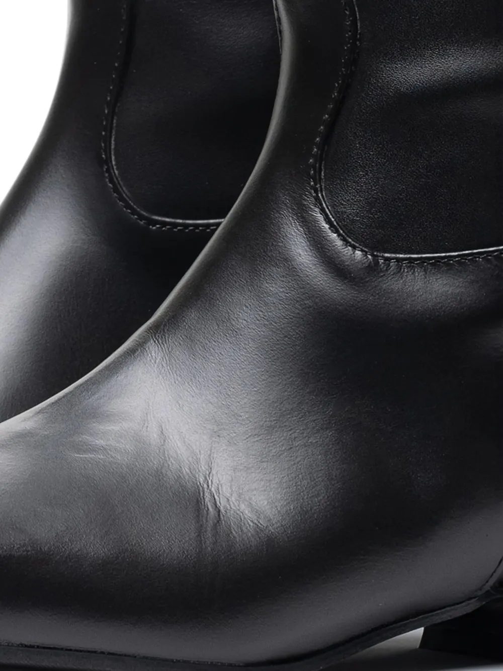  Poche Paris Square-toe Boots - Black 