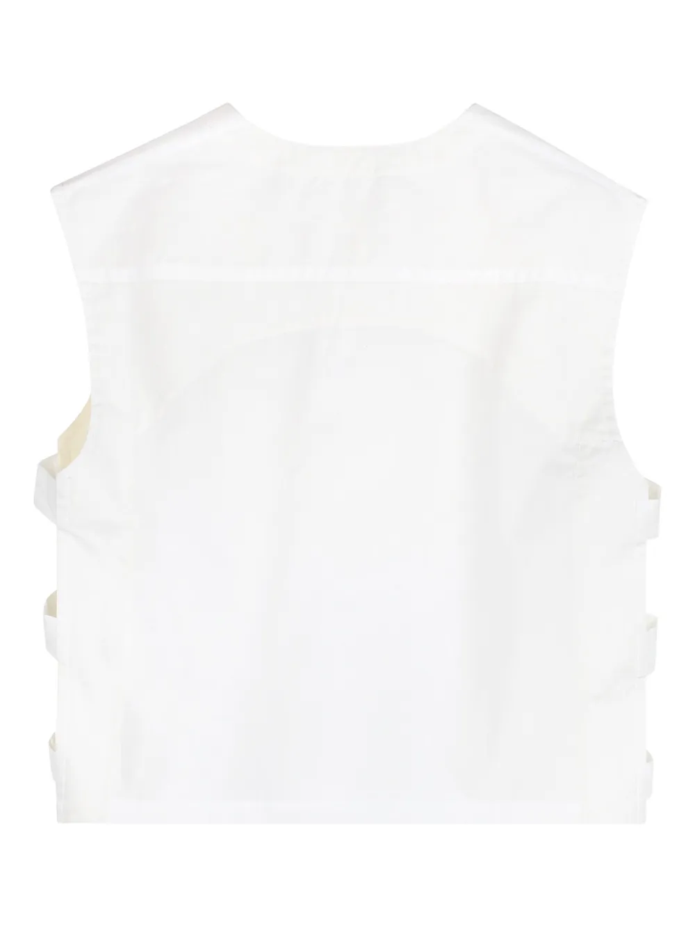 Comme Des Gar&ccedil;ons Shirt Spencer met uitgesneden detail - Wit