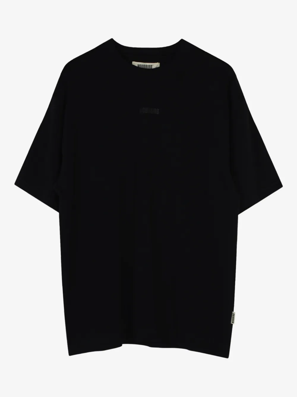 Woodbird Beam Base logo-print T-shirt | Black | Image 1
