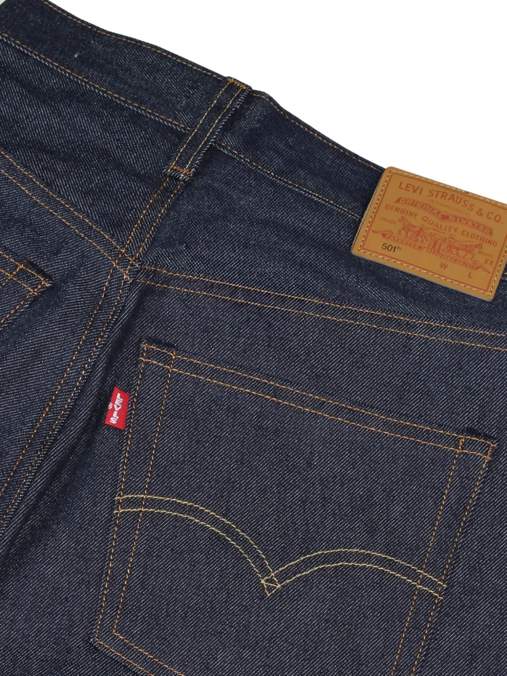 Levi's 501 Original Selvedge jeans Blauw