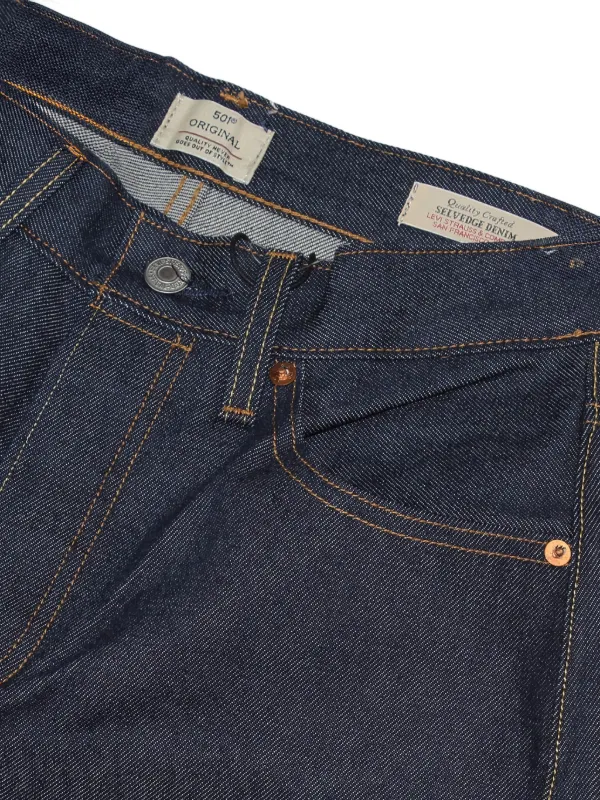 Levi's Calça Jeans 501® Original Selvedge | Azul | FARFETCH BR
