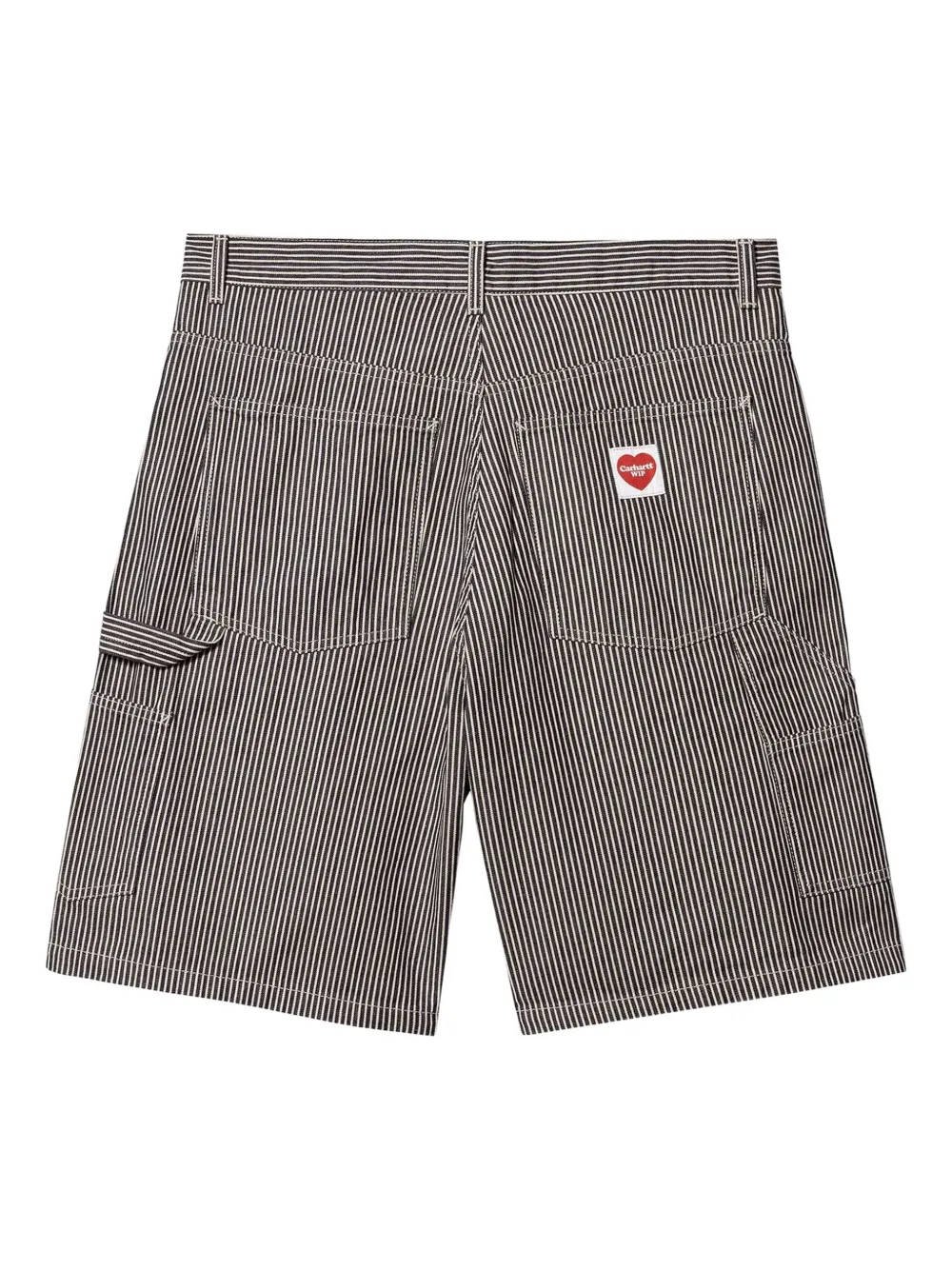 Carhartt WIP Terrell gestreepte shorts - Bruin