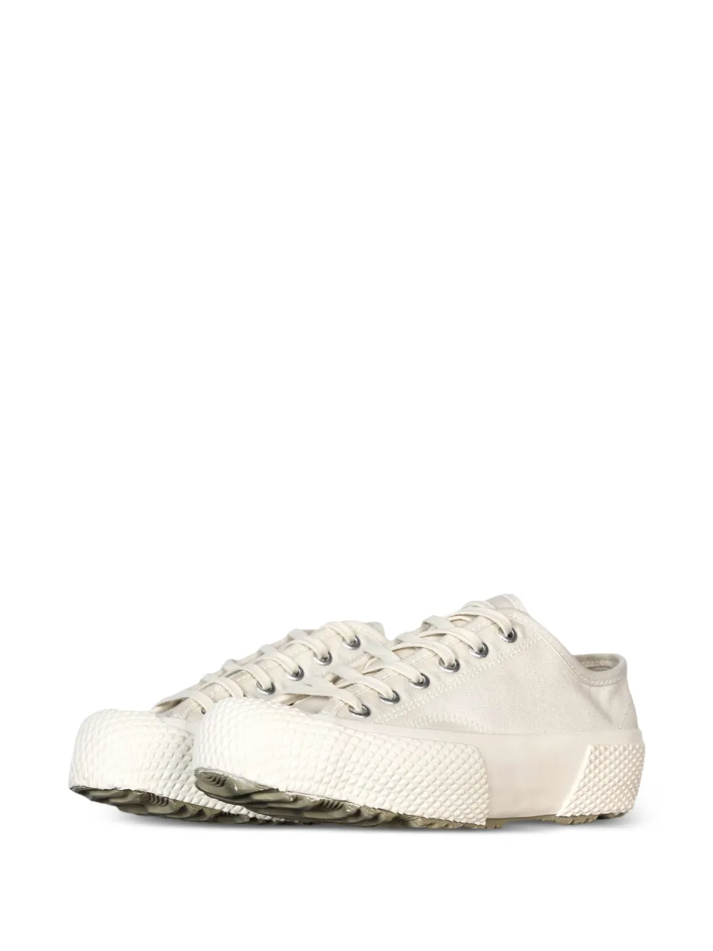 Superga Military Cordlane sneakers met plateauzool Wit