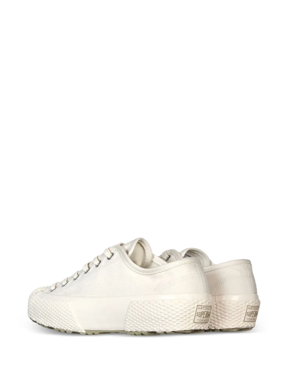 Superga Military Cordlane sneakers met plateauzool Wit