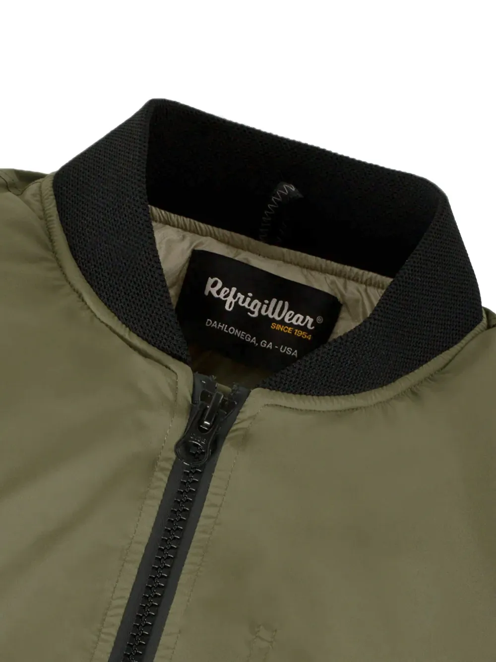  Refrigiwear Zip-up Bomber Jacket - Green 
