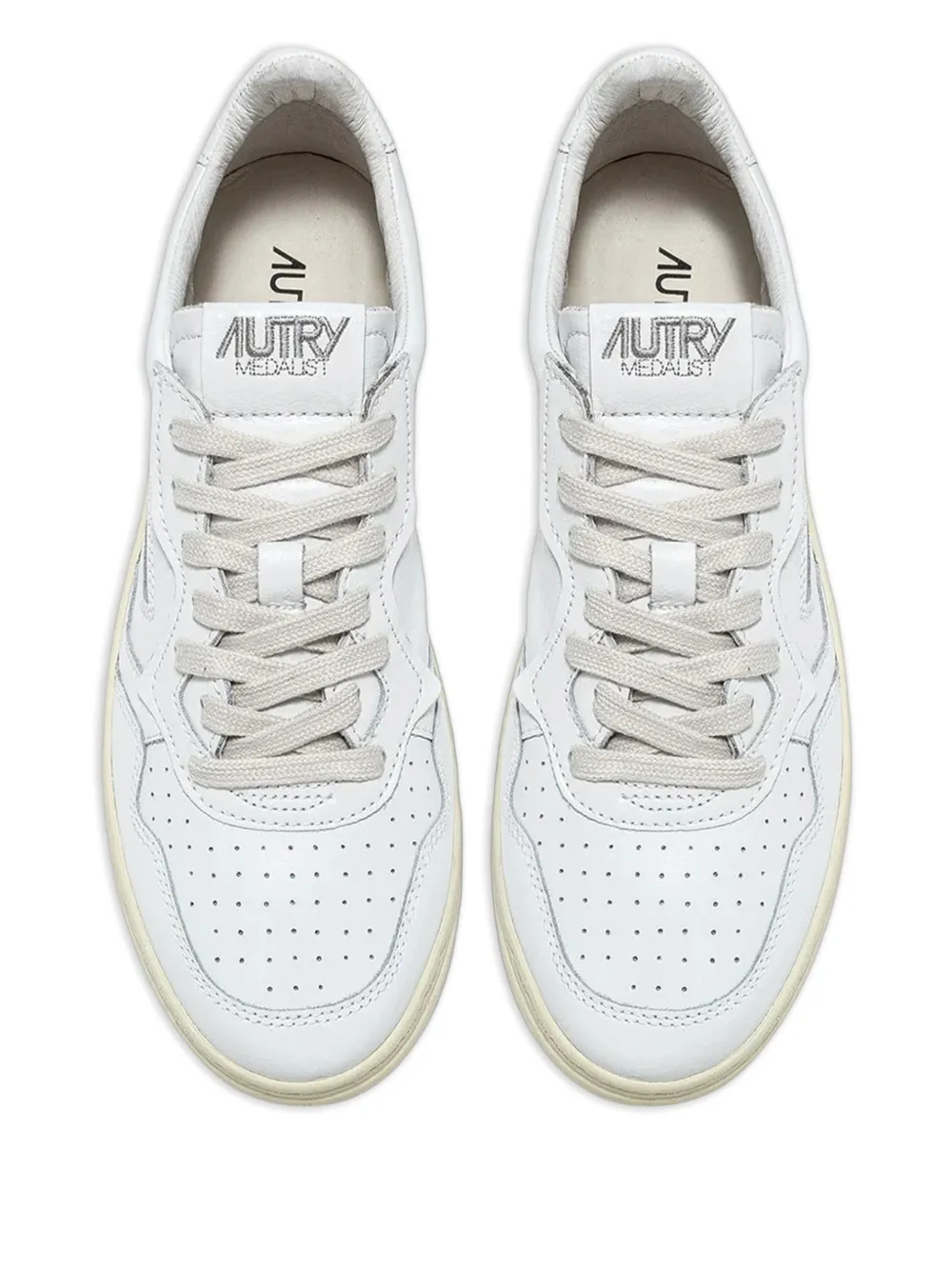 Autry Medalist leren sneakers Wit