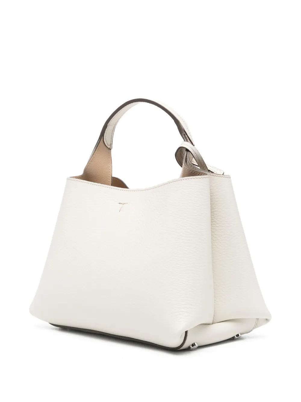 Tod's Mini-shopper met logobedel Wit