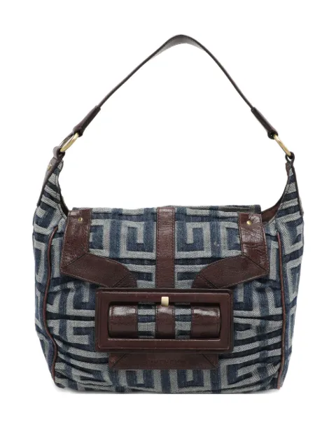 Givenchy Pre-Owned logo-pattern buckle-fastening shoulder bag