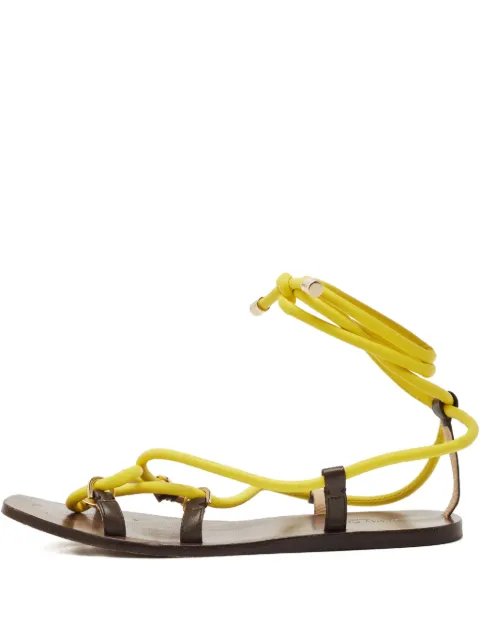 Jimmy Choo Pre-Owned Aziza ankle-wrap sandals