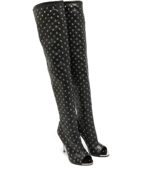 Tom Ford Pre-Owned eyelet zip boots