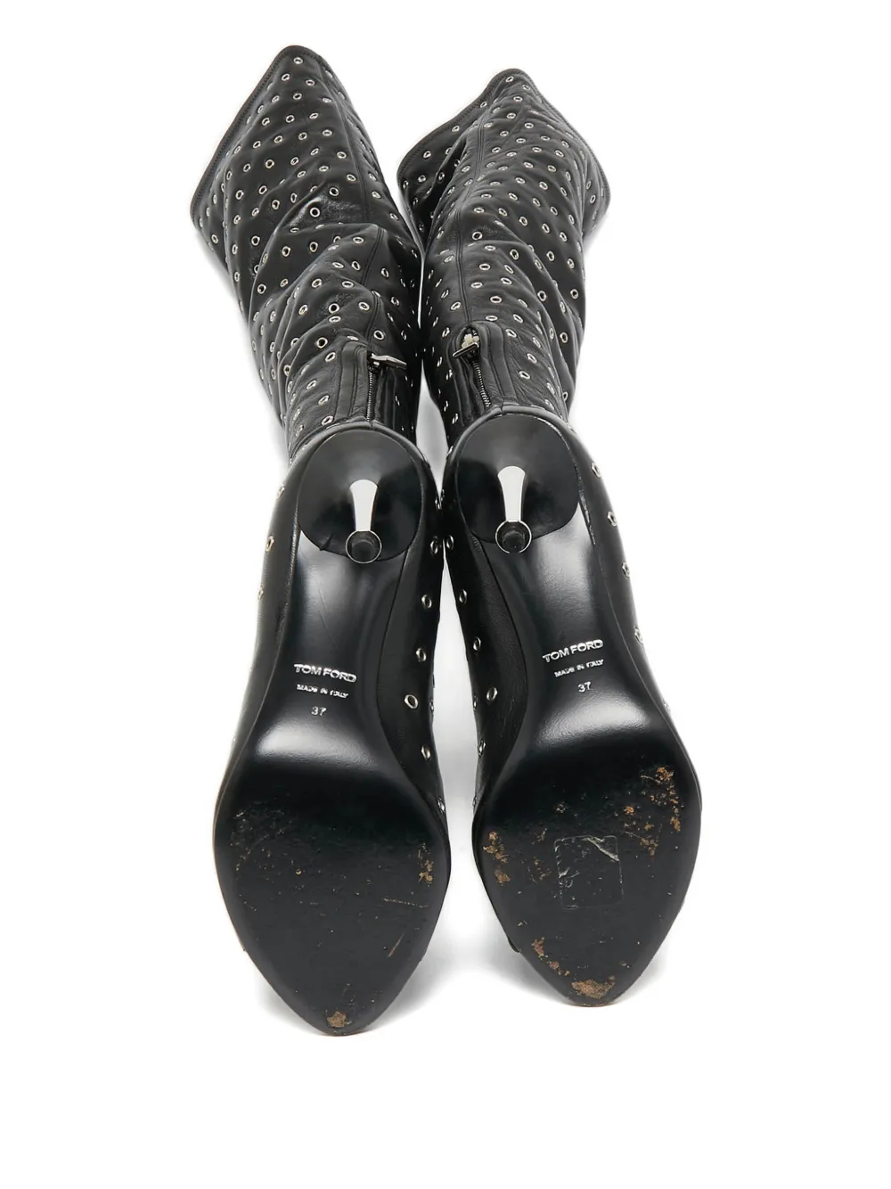 TOM FORD eyelet zip boots - Zwart