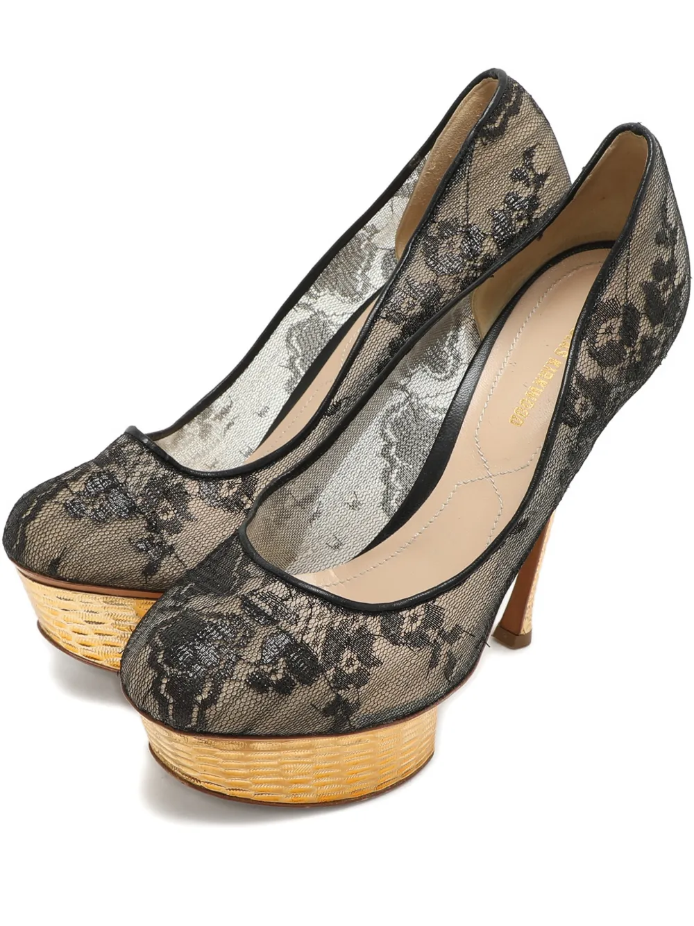 Nicholas Kirkwood Pumps con plateau - Nero