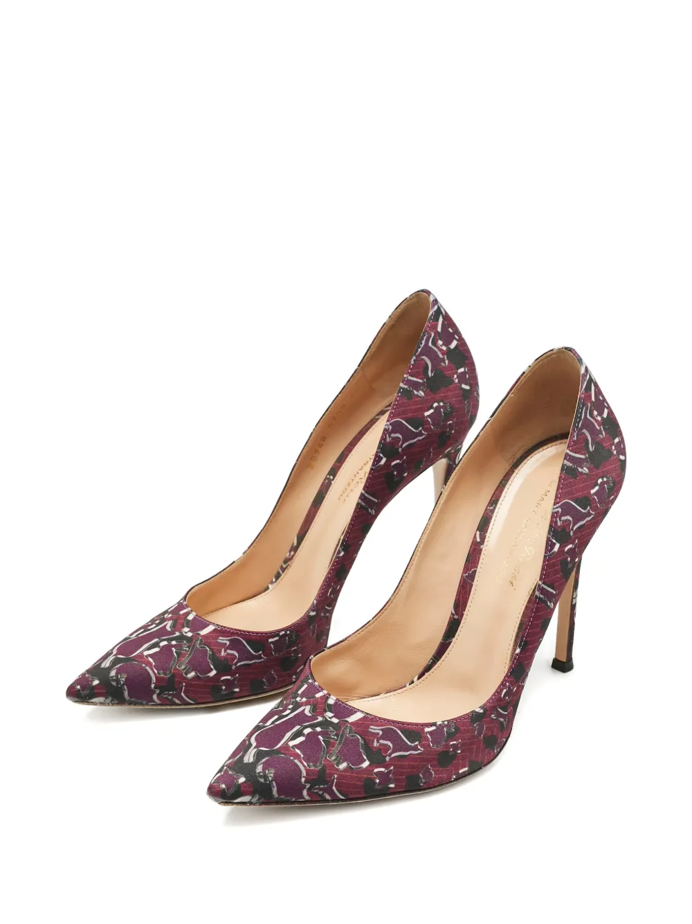Gianvito Rossi pointed-toe pumps - Paars