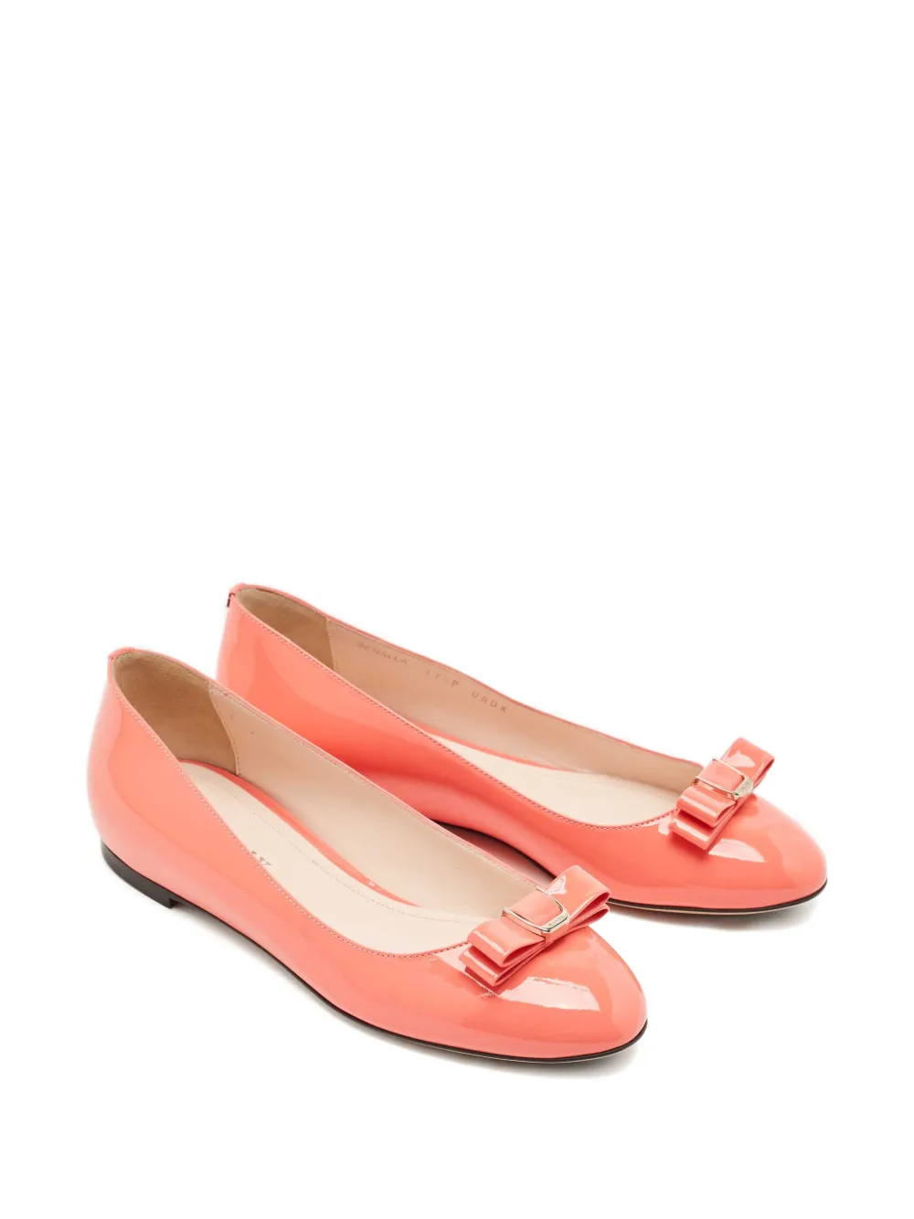 Bally Benalla bow-detail ballet flats - Oranje