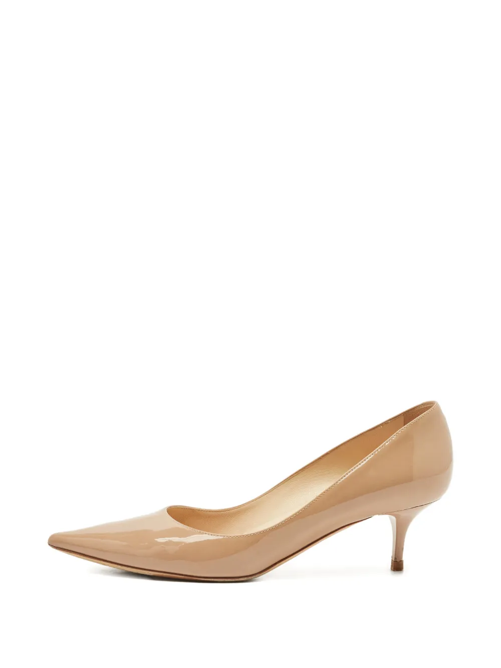 Jimmy Choo Pre-Owned Romy pointed-toe pumps - Toni neutri